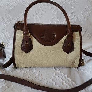 Dooney & Bourke Satchel Bone w/ Burnt Cedar Trim